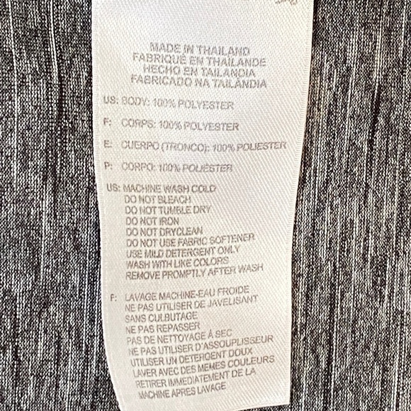 Adidas Climalite Racer Back Tank Top Women's Sz Large Grey Heather Black Trim - Picture 7 of 7